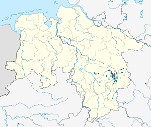Karte von Schwülper mit Markierungen für die einzelnen Unterstützenden