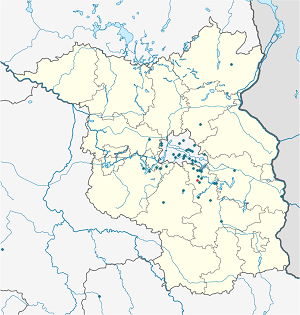 Karte von Mittenwalde mit Markierungen für die einzelnen Unterstützenden