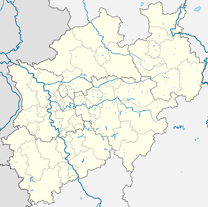 Map of Paderborn with markings for the individual supporters