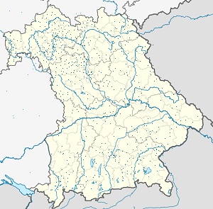 Karte von Bayern mit Markierungen für die einzelnen Unterstützenden