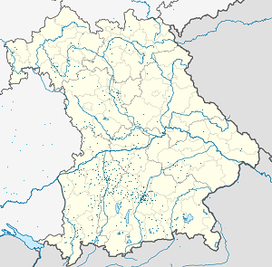 Karte von Bayern mit Markierungen für die einzelnen Unterstützenden