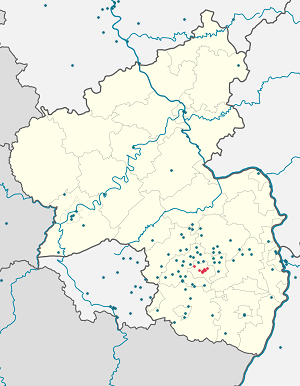Mappa di Kaiserslautern con ogni sostenitore 