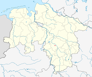 Karte von Region Hannover mit Markierungen für die einzelnen Unterstützenden