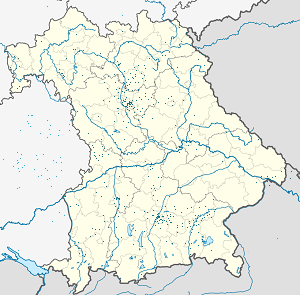 Kaart van Beieren met markeringen voor elke ondertekenaar