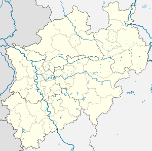 Karta mjesta Paderborn s oznakama za svakog pristalicu