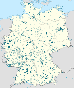 Karte von Deutschland mit Markierungen für die einzelnen Unterstützenden