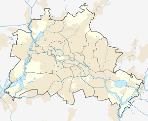 Map of Reinickendorf with markings for the individual supporters
