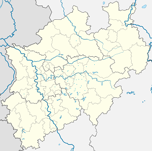Map of Menden (Sauerland) with markings for the individual supporters