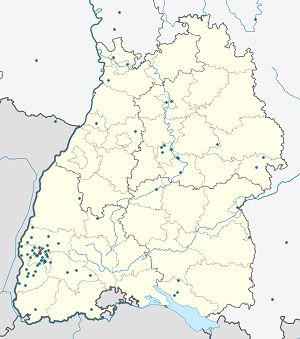 Karte von March mit Markierungen für die einzelnen Unterstützenden