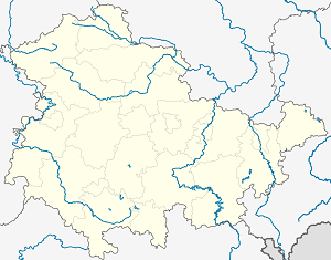 Karte von Gotha mit Markierungen für die einzelnen Unterstützenden