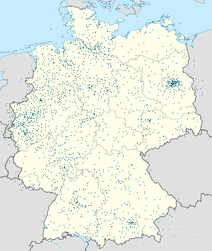 Harta zonei Germania cu markeri pentru fiecare susținător