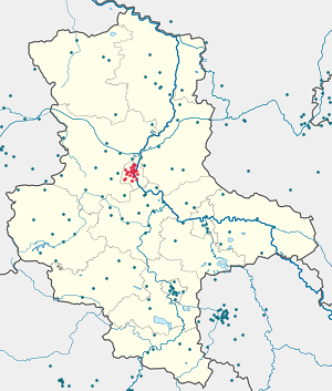 Әрбір қолдаушы үшін маркерлері бар Magdeburg картасы