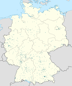 Mapa mesta Nemecko so značkami pre jednotlivých podporovateľov
