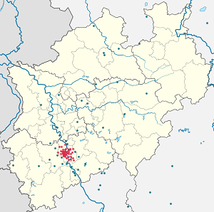 Mapa de Colonia con etiquetas para cada partidario.