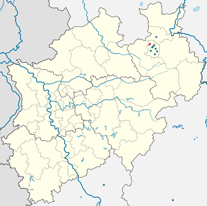 Biresyel destekçiler için işaretli Dornberg-Bielefeld haritası