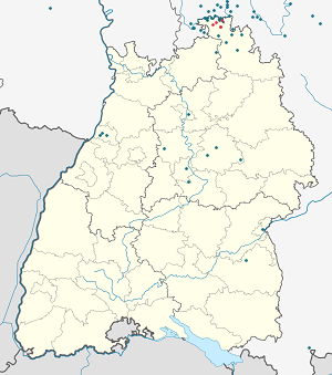 Map of Wertheim with markings for the individual supporters