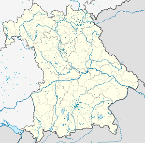 Karte von Bayern mit Markierungen für die einzelnen Unterstützenden