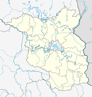 Map of Potsdam with markings for the individual supporters