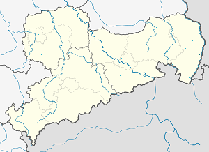 Karta över Görlitz med taggar för varje stödjare