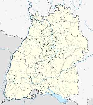 Χάρτης του Βάδη-Βυρτεμβέργη με ετικέτες για κάθε υποστηρικτή 