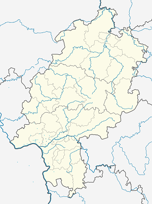 Mapa mesta Hofheim am Taunus so značkami pre jednotlivých podporovateľov