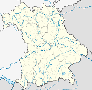 Kart over Weiden in der Oberpfalz med markører for hver supporter