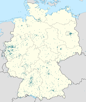 Kaart van Duitsland met markeringen voor elke ondertekenaar