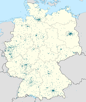 Kart over Deutschland med tagger for hver støttespiller