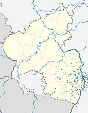Map of Deidesheim with markings for the individual supporters