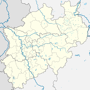 Mappa di Circondario della Lippe con ogni sostenitore 