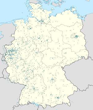 Kart over Deutschland med markører for hver supporter