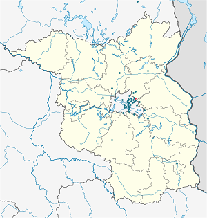 Ahrensfelde-ի քարտեզ՝ յուրաքանչյուր կողմնակիցի նշիչներով