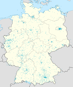 Map of Germany with markings for the individual supporters