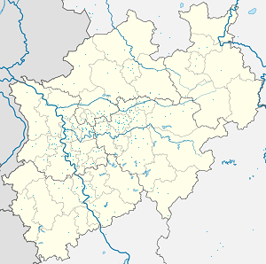 Map of Bergkamen with markings for the individual supporters