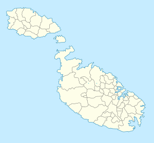 Kort over Malta med tags til hver supporter 